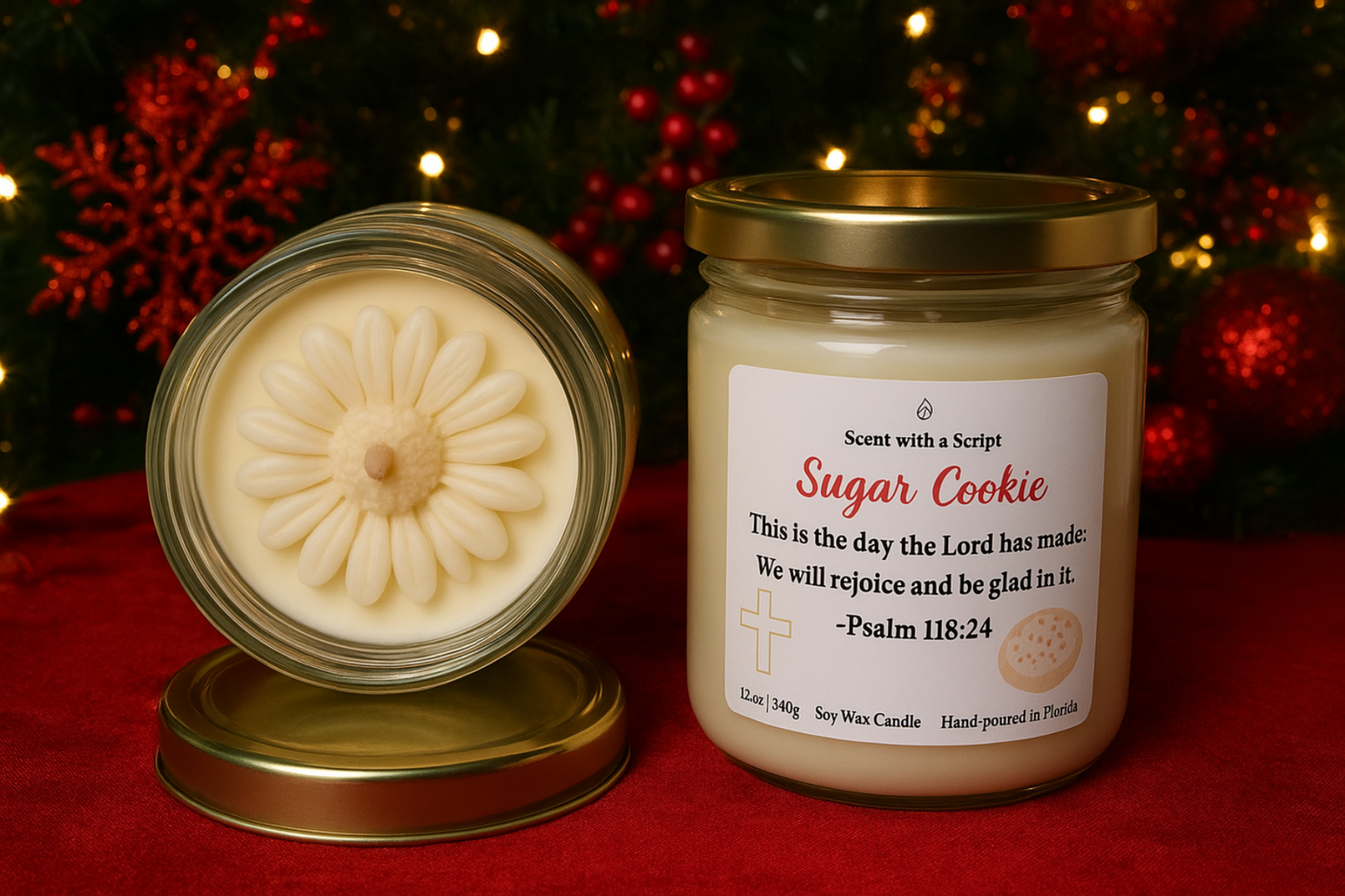 Sugar Cookie Holiday and Birthday Candle